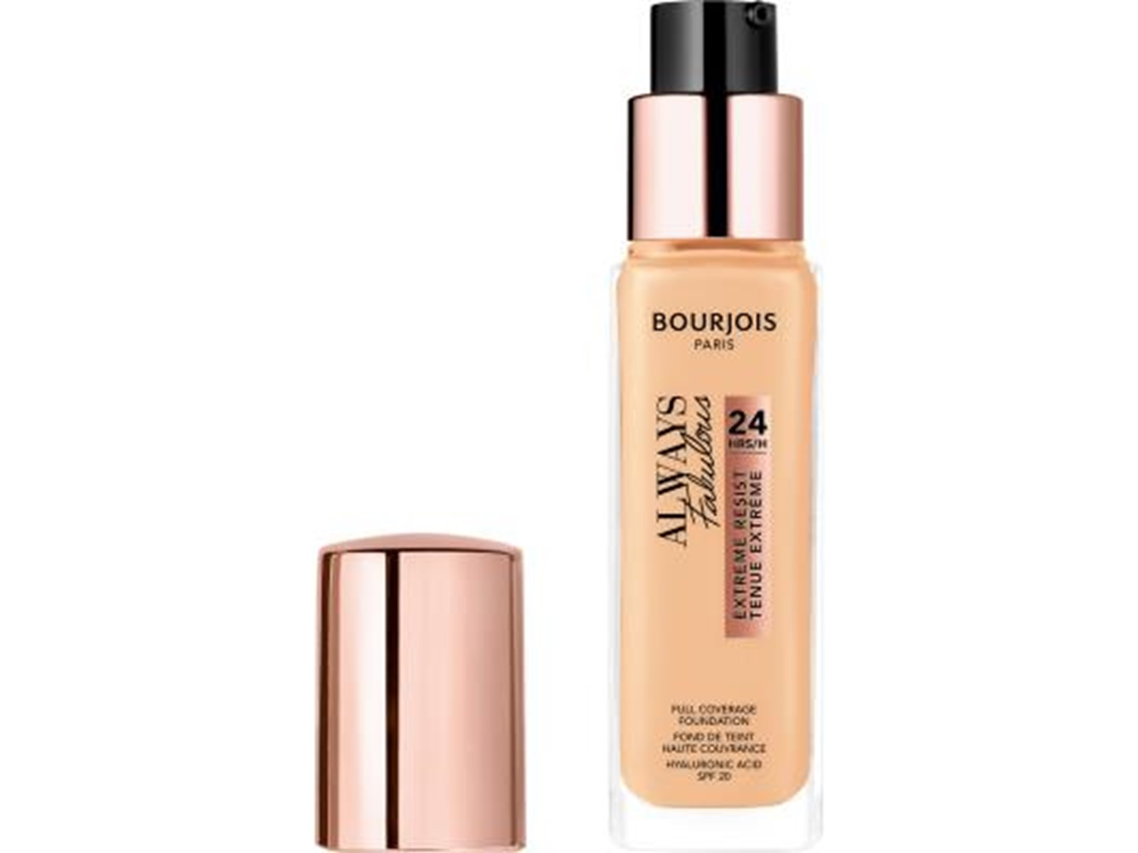 Bourjois Always fabulous 24hrs foundation SPF20  - No. 110 Light Vanilla Bourjois Always fabulous 24hrs foundation SPF20  - No. 110 Light Vanilla